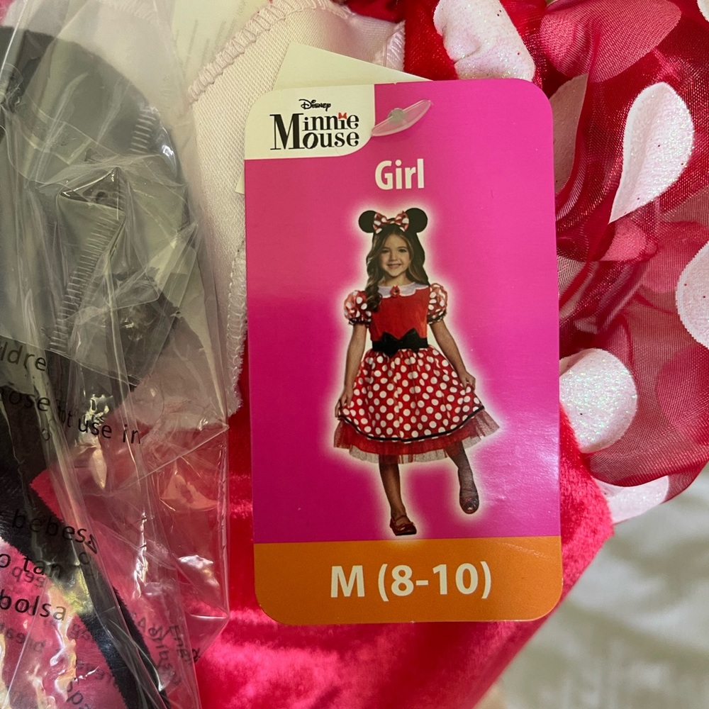Girls Minnie Mouse costume